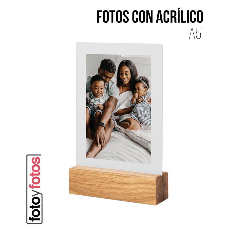 Fotografía con Acrílico A5