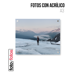 Fotografía con Acrílico A3