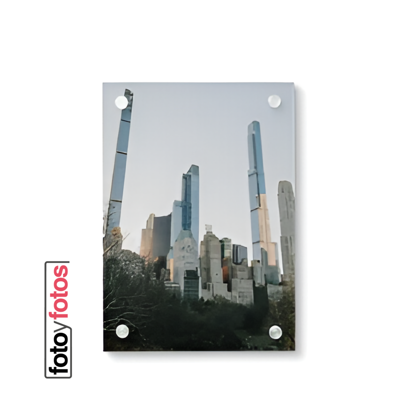 Fotografía con Acrílico A3