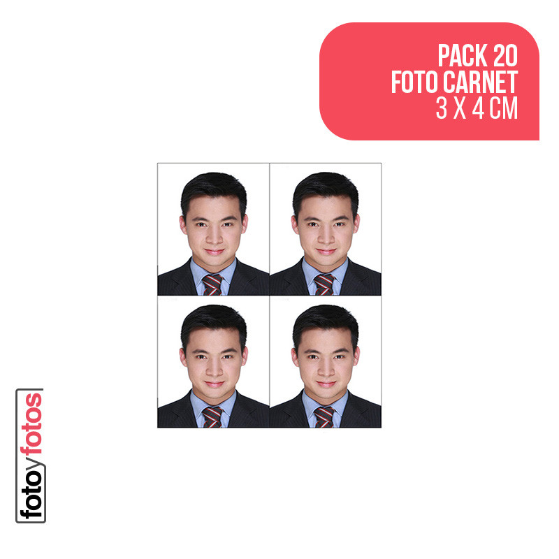 Foto carnet 3 x 4 CM